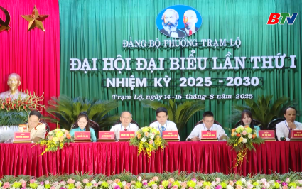 Đại hội đại biểu Đảng bộ phường Trạm Lộ, nhiệm kỳ 2025-2030