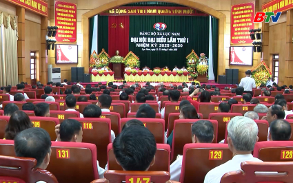 Đại hội đại biểu Đảng bộ x&atilde; Lục Nam lần thứ I