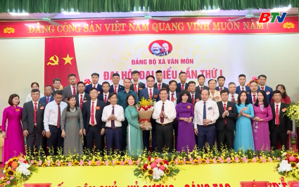 Đại hội đại biểu Đảng bộ x&atilde; Văn M&ocirc;n lần thứ I 