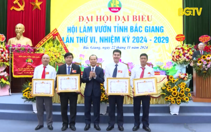 Đại hội đại biểu Hội L&agrave;m vườn Bắc Giang lần thứ VI