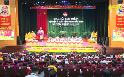 Đại hội Đại biểu MTTQ tỉnh Bắc Giang lần thứ 15 th&agrave;nh c&ocirc;ng tốt đẹp