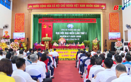 Đại hội đại biểu Đảng bộ phường M&atilde;o Điền lần thứ nhất 