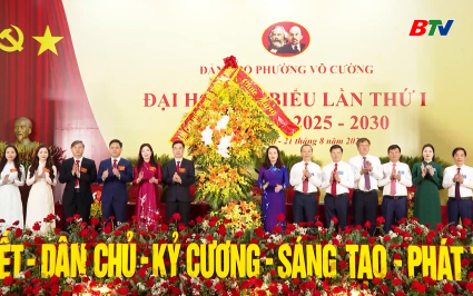 Đại hội đại biểu Đảng bộ phường V&otilde; Cường lần thứ I 