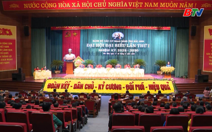 Đại hội Đảng bộ C&aacute;c cơ quan Đảng tỉnh lần thứ nhất