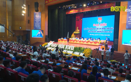 Đại hội Đo&agrave;n TNCS Hồ Ch&iacute; Minh tỉnh Bắc Giang lần thứ XVII