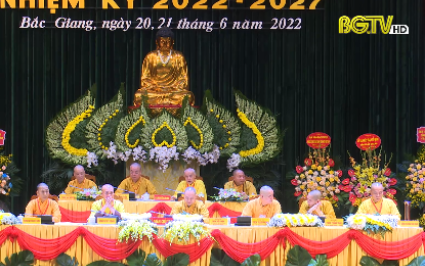 Đại hội Gi&aacute;o hội Phật gi&aacute;o Việt Nam tỉnh Bắc Giang lần thứ 6