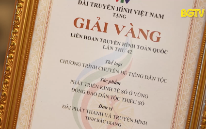 Đ&agrave;i PT-TH Bắc Giang gi&agrave;nh giải V&agrave;ng Li&ecirc;n hoan Truyền h&igrave;nh to&agrave;n quốc lần thứ 42