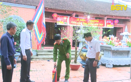Đảm bảo an to&agrave;n PCCC dịp lễ hội đầu xu&acirc;n 