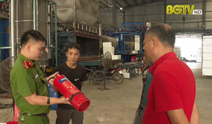 Đảm bảo an to&agrave;n ph&ograve;ng ch&aacute;y, chữa ch&aacute;y tại cơ sở sản xuất th&ugrave;ng xốp