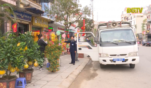 Đảm bảo trật tự đ&ocirc; thị tr&ecirc;n địa b&agrave;n TPBG dịp Tết Nguy&ecirc;n Đ&aacute;n