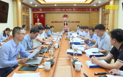 Đảng đo&agrave;n HĐND tỉnh thẩm định dự thảo Nghị quyết 