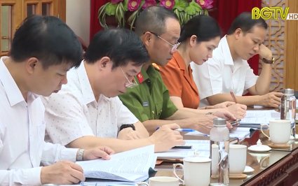Đảng đo&agrave;n HĐND tỉnh thẩm định nội dung tr&igrave;nh Ban Thường vụ Tỉnh ủy