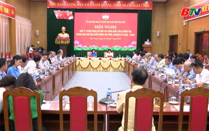 Đảng v&agrave; cuộc sống: Ph&aacute;t huy tr&iacute; tuệ, đ&oacute;ng g&oacute;p văn kiện Đại hội Đảng bộ tỉnh