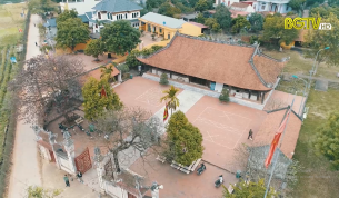 Đất v&agrave; Người Bắc Giang: Đ&igrave;nh S&agrave;n - di t&iacute;ch kiến tr&uacute;c nghệ thuật đặc sắc