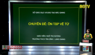 Dạy học tr&ecirc;n truyền h&igrave;nh - Ngữ văn lớp 9 - Chuy&ecirc;n đề: &Ocirc;n tập về từ