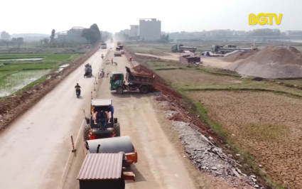 Đẩy nhanh tiến độ thi c&ocirc;ng QL 31 trước vụ vải thiều