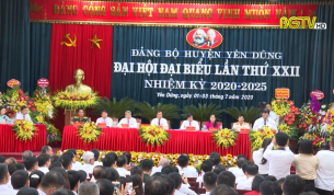 ĐH Đại biểu Đảng bộ Y&ecirc;n Dũng nhiệm kỳ 2020 - 2025 - Đại hội điểm của tỉnh