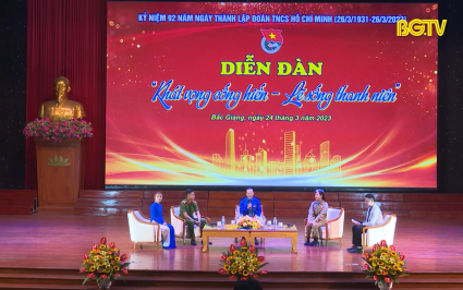 Diễn đ&agrave;n "Kh&aacute;t vọng cống hiến - Lẽ sống thanh ni&ecirc;n"