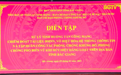 Diễn tập xử l&yacute; t&igrave;nh huống tấn c&ocirc;ng mạng chiếm đoạt t&agrave;i liệu b&iacute; mật Nh&agrave; nước 