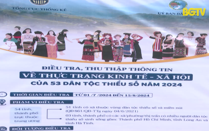 Điều tra thực trạng kinh tế - x&atilde; hội v&ugrave;ng đồng b&agrave;o d&acirc;n tộc thiểu số 