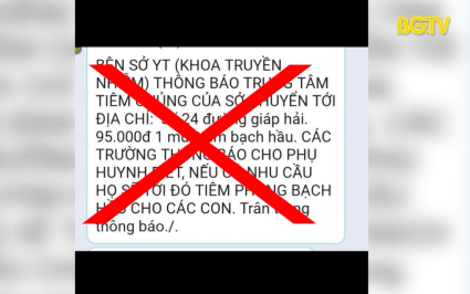 Đ&iacute;nh ch&iacute;nh th&ocirc;ng tin sai sự thật về ti&ecirc;m chủng bạch hầu
