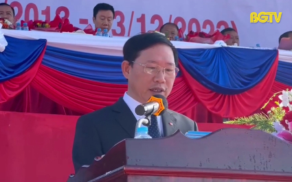 Đo&agrave;n c&ocirc;ng t&aacute;c tỉnh Bắc Giang thăm, l&agrave;m việc tại L&agrave;o 