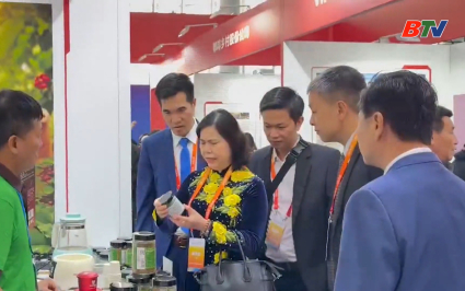 Đo&agrave;n c&ocirc;ng t&aacute;c tỉnh Bắc Ninh tham gia hội chợ Rcep tại Trung Quốc 