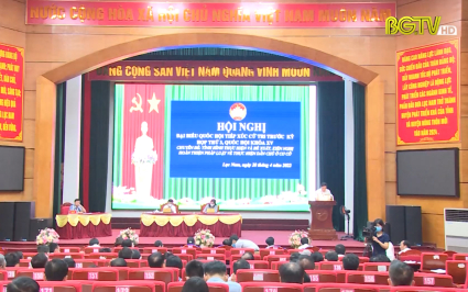 Đo&agrave;n ĐBQH tỉnh tiếp x&uacute;c cử tri huyện Lục Nam