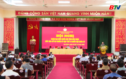 Đo&agrave;n ĐBQH tỉnh tiếp x&uacute;c cử tri x&atilde; Sơn Động 