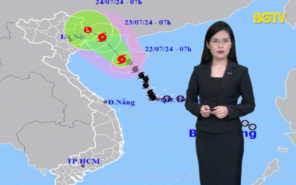 Dự b&aacute;o thời tiết ng&agrave;y 22-07-2024