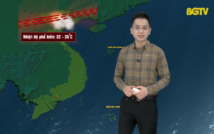 Dự b&aacute;o thời tiết ng&agrave;y 25-04-2024