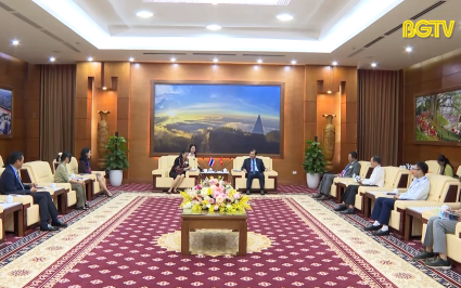 Gặp gỡ, trao đổi giữa Bắc Giang v&agrave; Đại sứ Th&aacute;i Lan