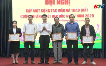 Gặp mặt cộng t&aacute;c vi&ecirc;n v&agrave; trao giải cuộc thi ảnh "N&eacute;t đẹp Bắc Ninh" năm 2025 