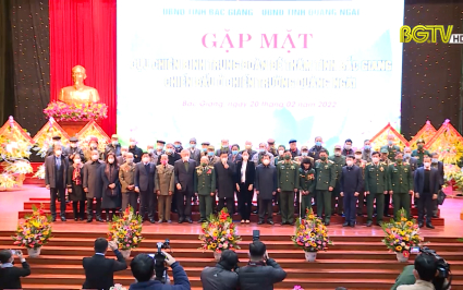 Gặp mặt cựu chiến binh Trung đo&agrave;n Đề Th&aacute;m tỉnh Bắc Giang