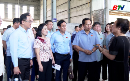 Đo&agrave;n c&ocirc;ng t&aacute;c của Quốc hội gi&aacute;m s&aacute;t về bảo vệ m&ocirc;i trường 