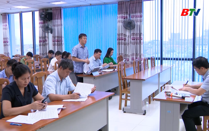 Giao ban cộng t&aacute;c vi&ecirc;n dư luận x&atilde; hội th&aacute;ng 8