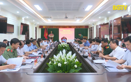 Giao nhiệm vụ diễn tập khu vực ph&ograve;ng thủ huyện T&acirc;n Y&ecirc;n 