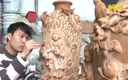 Gốm l&agrave;ng Ng&ograve;i trong đời sống hiện đại