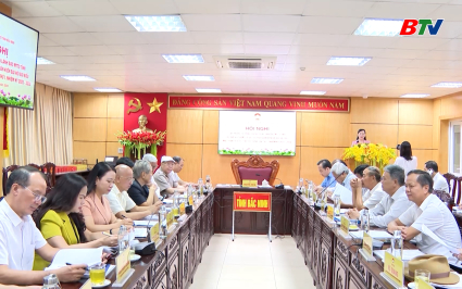 G&oacute;p &yacute; v&agrave;o dự thảo văn kiện đại hội MTTQ tỉnh Bắc Ninh lần thứ I 