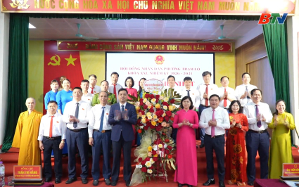 Kỳ họp thứ nhất HĐND phường Trạm Lộ kh&oacute;a XXI