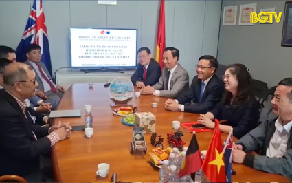 HĐND tỉnh Bắc Giang l&agrave;m việc với Hội Doanh nh&acirc;n Việt Nam tại Australia