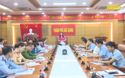 HĐND tỉnh gi&aacute;m s&aacute;t xử l&yacute; vi phạm h&agrave;nh ch&iacute;nh tại TP Bắc Giang