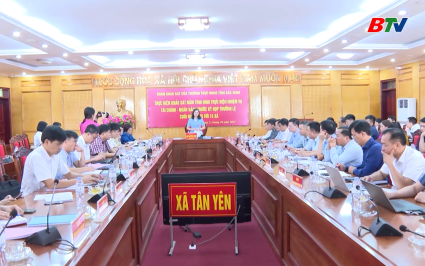 Thường trực HĐND tỉnh khảo s&aacute;t thực hiện nhiệm vụ t&agrave;i ch&iacute;nh- ng&acirc;n s&aacute;ch 