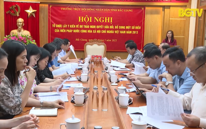 Lấy &yacute; kiến về dự thảo Nghị quyết sửa đổi, bổ sung Hiến ph&aacute;p