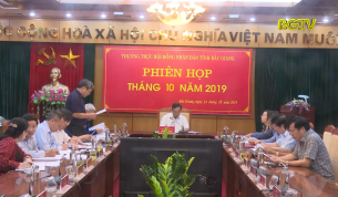 HĐND với cử tri: Phản &aacute;nh phi&ecirc;n họp Thường trực HĐND tỉnh th&aacute;ng 10/2019