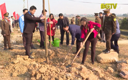 Hiệp H&ograve;a ph&aacute;t động tết trồng c&acirc;y