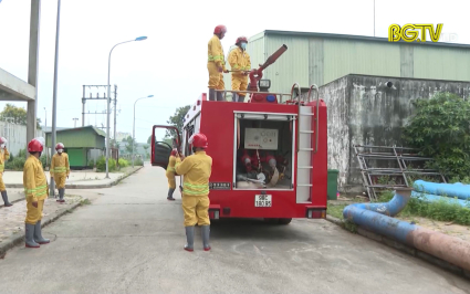 Hiệu quả của Đội PCCC chuy&ecirc;n ng&agrave;nh trong khu c&ocirc;ng nghiệp