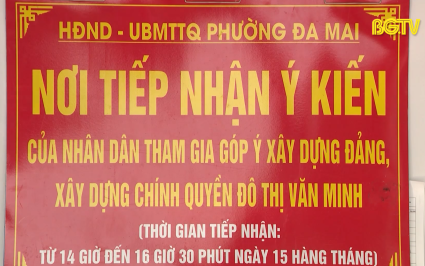 Hiệu quả m&ocirc; h&igrave;nh tiếp nhận &yacute; kiến đ&oacute;ng g&oacute;p của cử tri