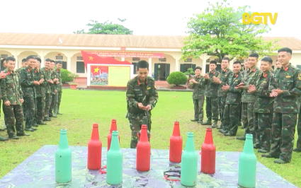 Hoạt động vui chơi cho bộ đội dịp nghỉ lễ 