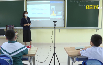 Học sinh th&agrave;nh phố Bắc Giang trở lại trường học từ ng&agrave;y 10/1